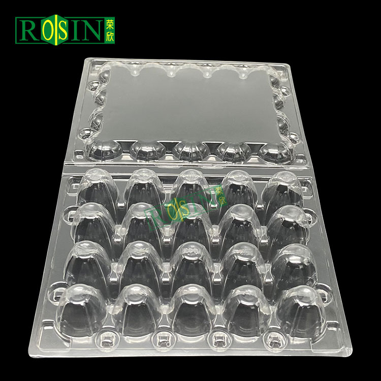 clear plastic quail egg tray