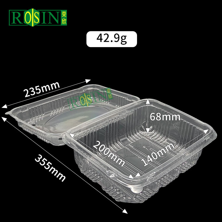 125g blueberry clamshell clear plastic fruit packaging box