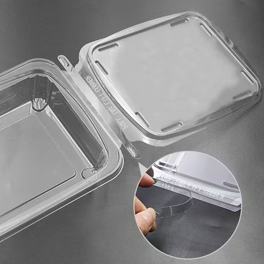 Disposable pet clamshell deli nut packaging
