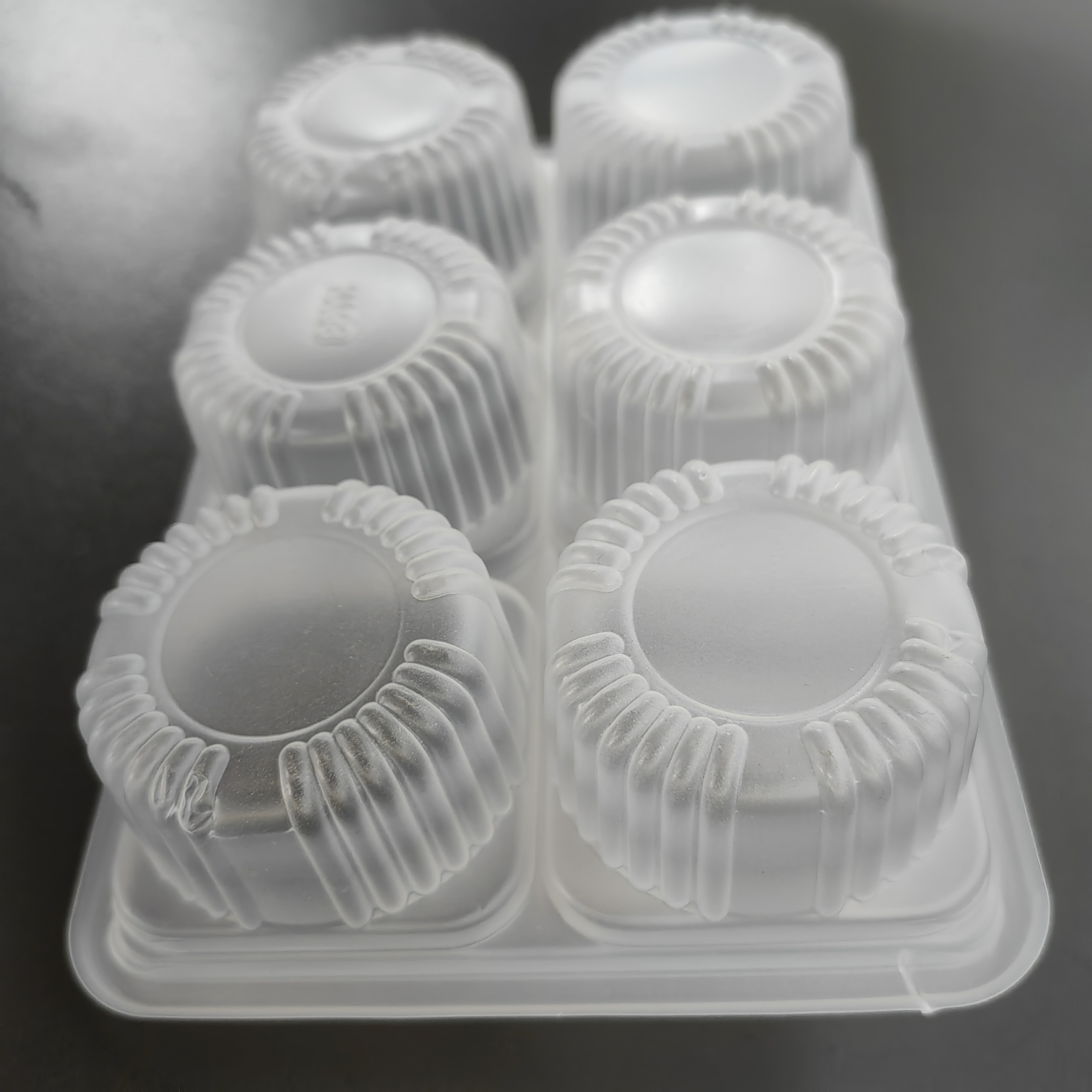 mochi blister tray packaging 6 holes mochi blister tray