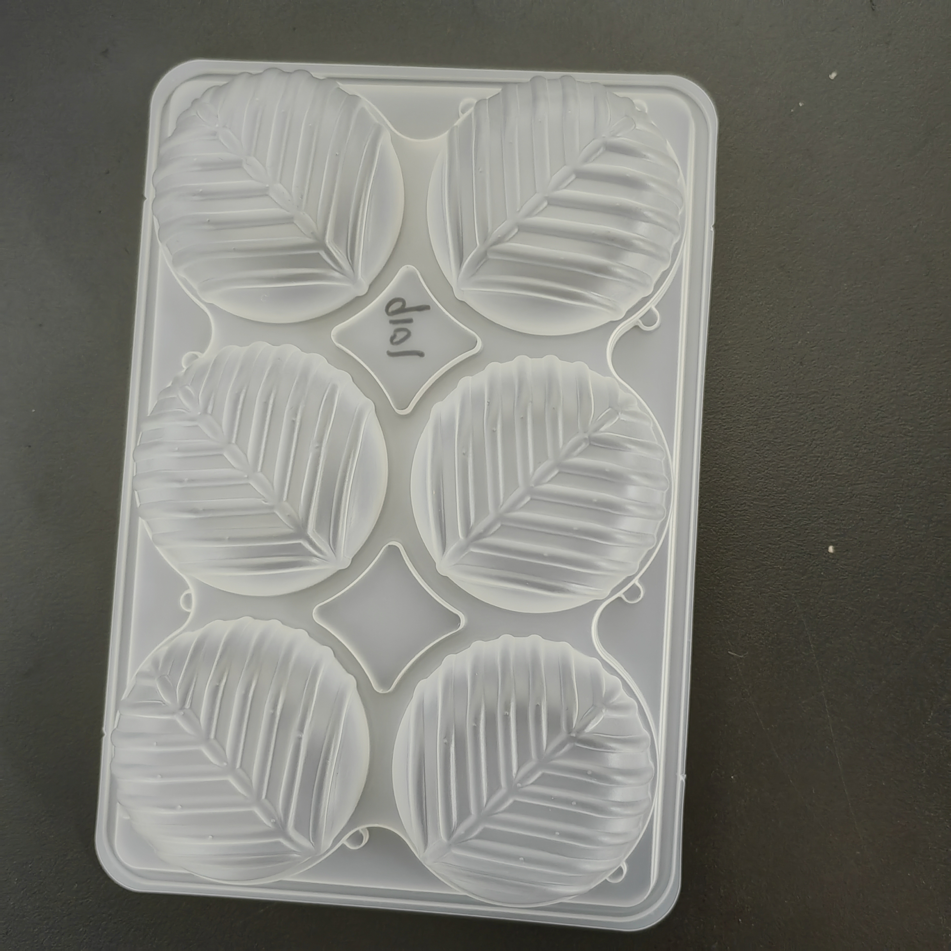 mochi blister tray packaging 6 holes mochi blister tray