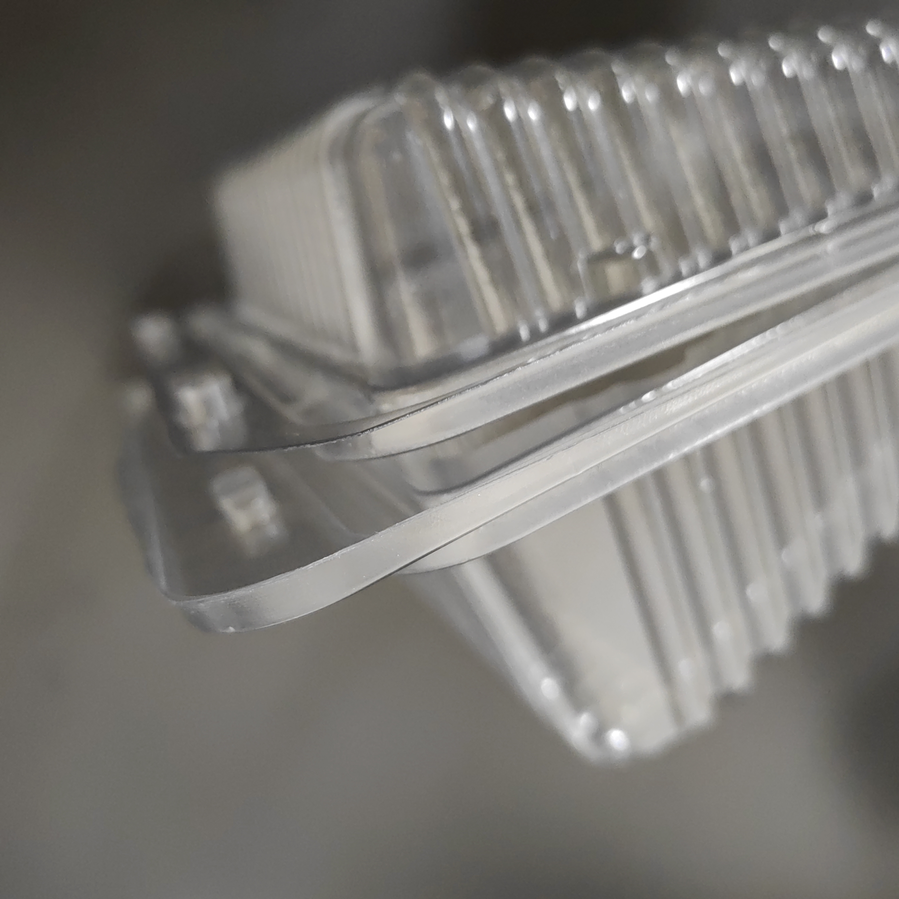 plastic cake box disposable sandwich container  cake plastic box food grade disposable plastic triangle sandwich cake box