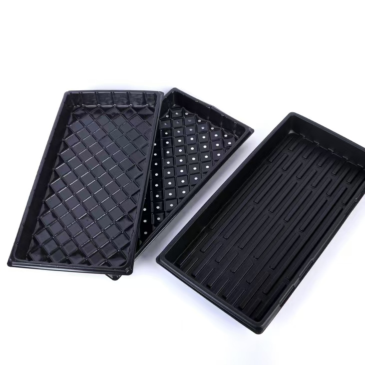 1020 hydroponic plastic seed plant growing nursery seedling tray 1020 flat seedling starter trays extra strength plant tray