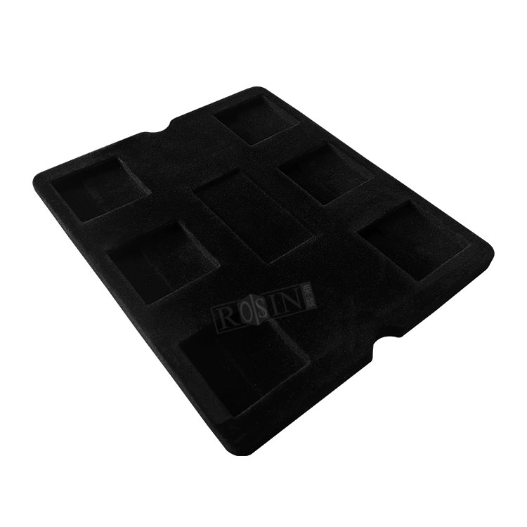PS Black Plush Medal Tray