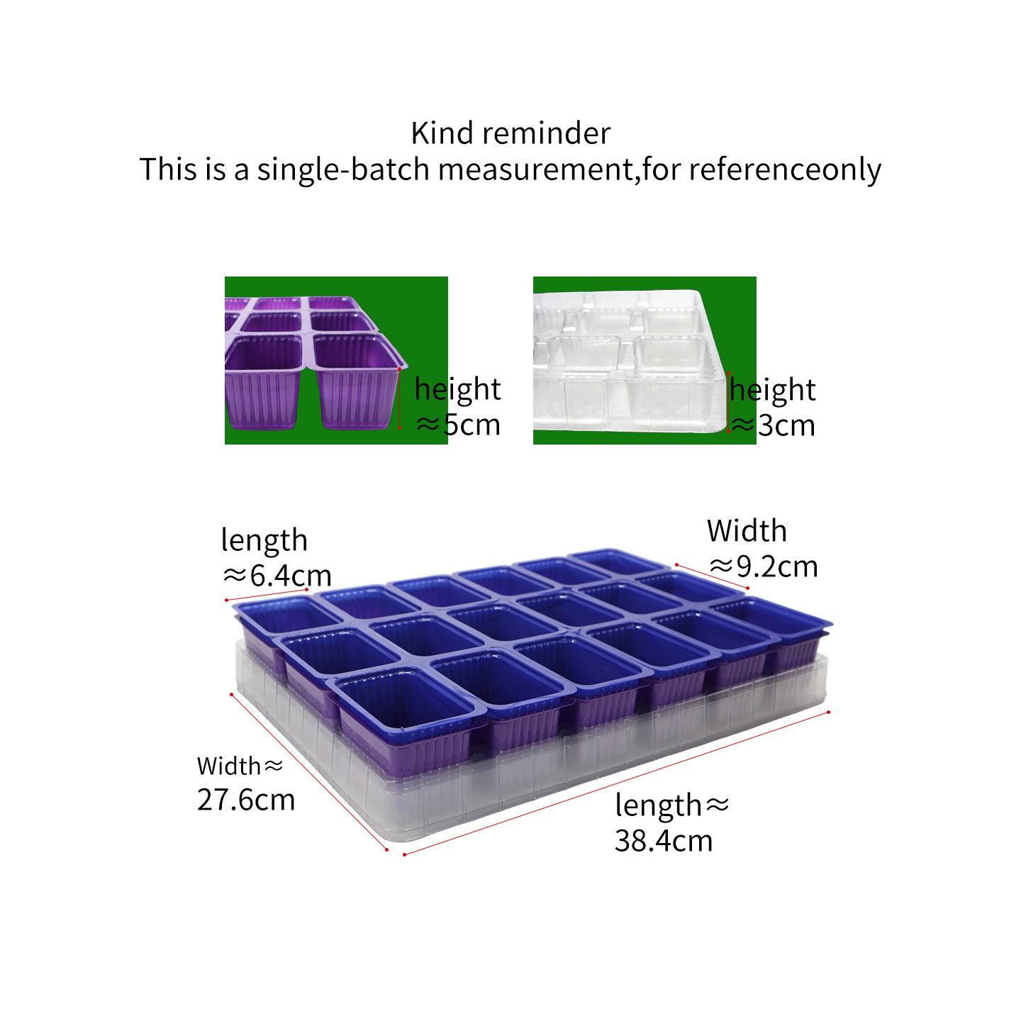 16 grid germination tray