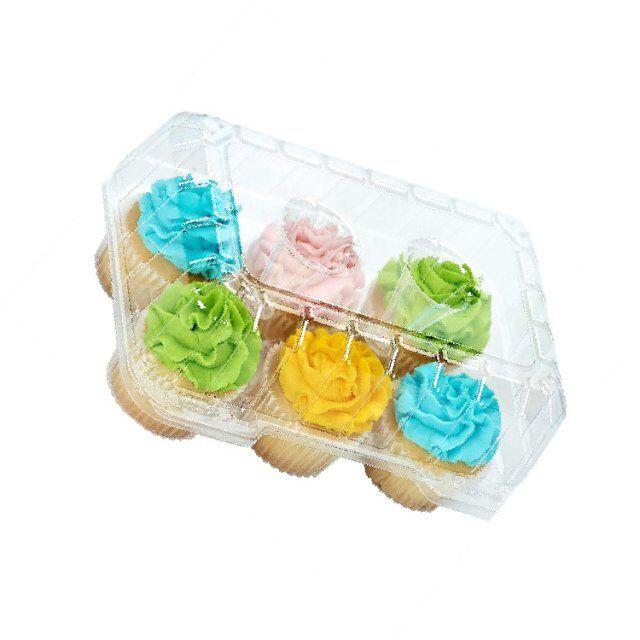 Disposable Plastic Cupcake Container